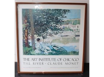 Framed Art Institute Of Chicago Monet Poster