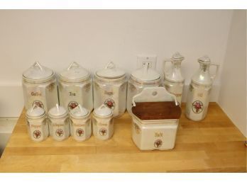 Vintage Kitchen Storage Canister Set