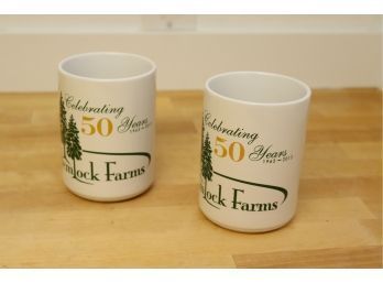 50th Anniversary Hemlock Farms Coffee Mugs