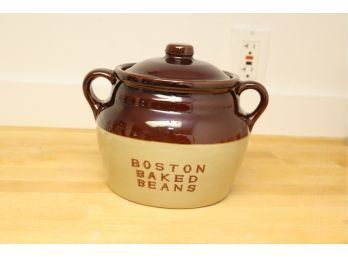 Vintage Boston Baked Beans Stoneware Pot