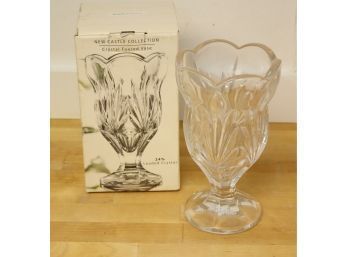 New Castle Collection Crystal Footed Vase