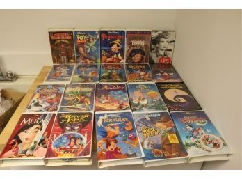 Walt Disney VHS Tapes Lot