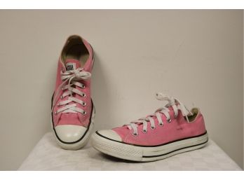 Pink Canvas Converse Chuck Taylor Sneakers Size 6 1/2