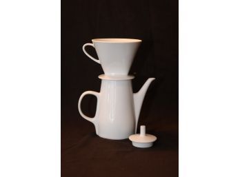 White Ceramic Coffee Pot