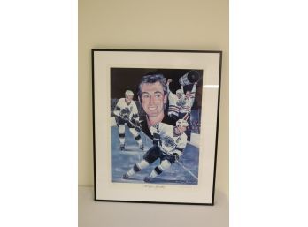 Wayne Gretzky Collage Portrait Signed By Artist Angelo Marino (S-40)