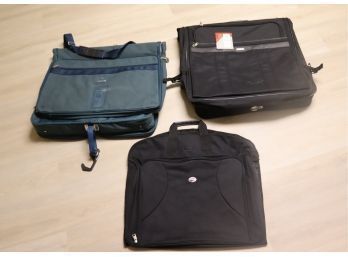 Set Of 3 Suitcase Travel Garment Bags American Tourister, Samsonite,