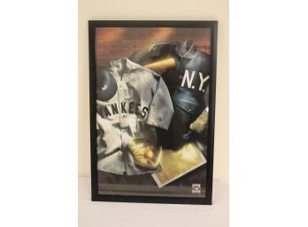 Cooperstown Collection NY Yankees Jerseys Framed Poster Picture  (S-18)