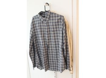 Men's Button Down Long Sleeve Shirts John Varvatos, DKNY Jeans Sz. L (JC-10)