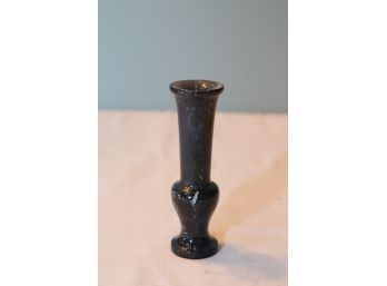 Black Soapstone Bud Vase