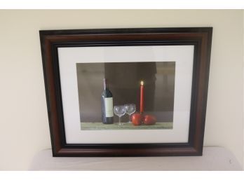 Framed Wine Pic