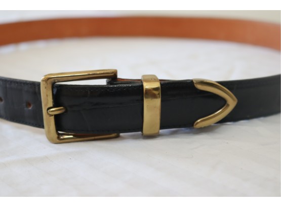 Leather Hand Crafted Belt Size 38. (B-4)
