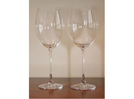 Pair Of Lenox Wine Glasses