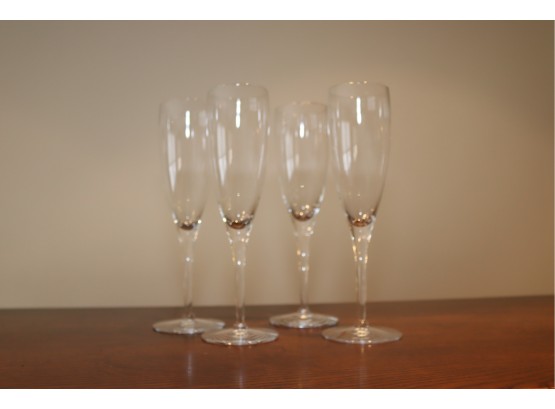4 Champagne Glasses