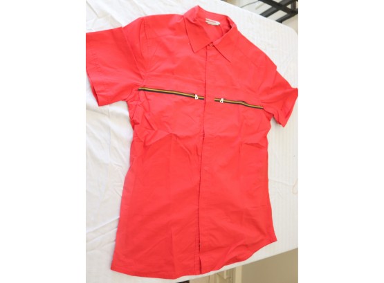 Red Prada Short Sleeve Shirt