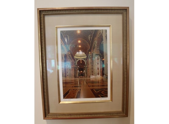 Framed Picture Vatican 2003 By AT Wong