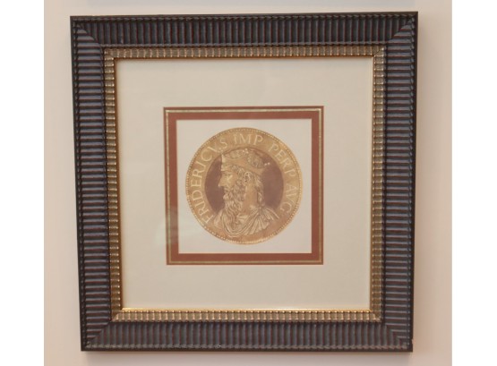 Framed Picture Of Roman Emperor Frederic I. (Y-1)