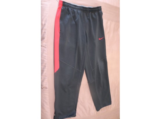 Nike Dri-fit Pants Black/red Size M