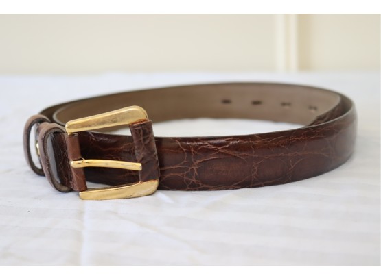 J. Andreani  Genuine Leather Belt Made In Italy Size 36. (B-1)