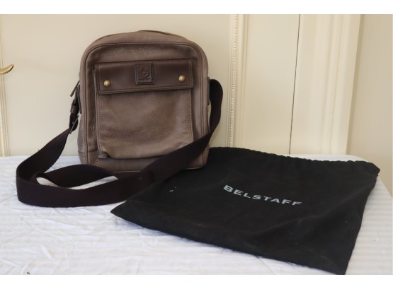 Belstaf Leather Crossbody Travel Bag