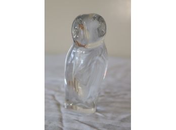 Baccarat Crystal Owl Figurine