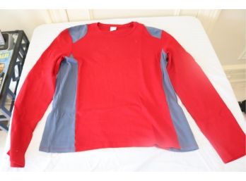 AX Armani Exchange Size Red And Grey Shirt Size L