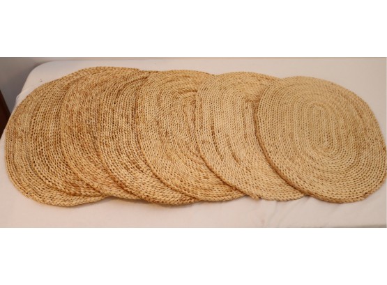 8 Woven Ratan Straw Placemats