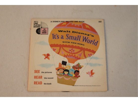 Vintage Walt Disney Its A Small World Record