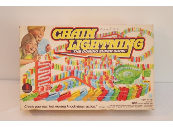 Vintage Chain Lightning The Domino Super Show Game