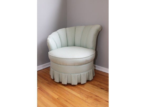 Vintage Round Boudoir Chair