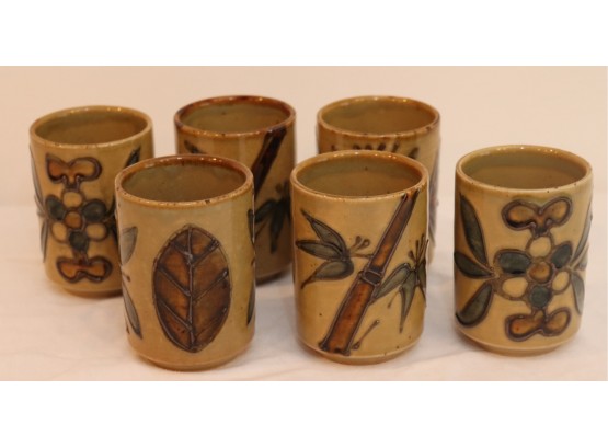 Vintage Stoneware Cups Glasses