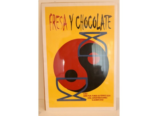 Vintage Fresa Y Chocolate - Original Cuban Movie Poster