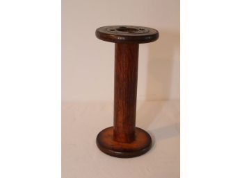 Vintage Antique Wooden Spool Textile Mill Thread Bobbins Spindle