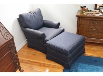 Drexel Chair And Ottoman