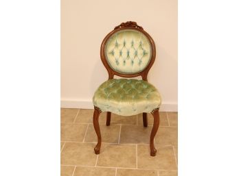 Vintage Victorian Green Chair