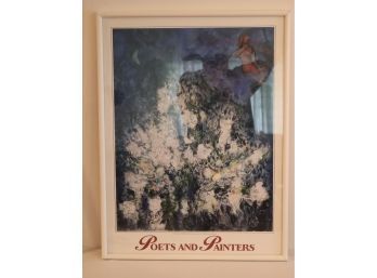 Framed Marc Chagall Le Buisson En Fleur Poets And Painters Poster