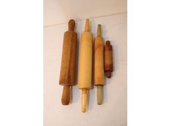Vintage Wooden Rolling Pin Lot