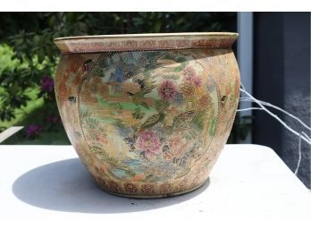 Vintage Asian Flower Pot