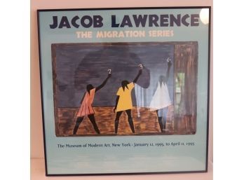 Framed Jacob Lawrence The Migration Series Museum Of Modern Art Exhibit Poster 1995