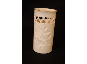 Lenox Heart Vase 24k Gold Trim