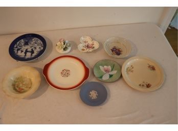 Vintage Decorative Plate Lot Wedgwood, Royal Copenhagen,