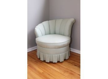 Vintage Round Boudoir Chair