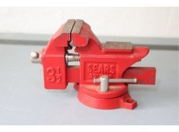 Vintage Sears 3 .5 In Bench Vice