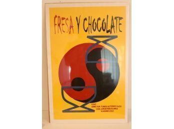Vintage Fresa Y Chocolate - Original Cuban Movie Poster