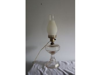 Electrified Hurricane Oil Lamp