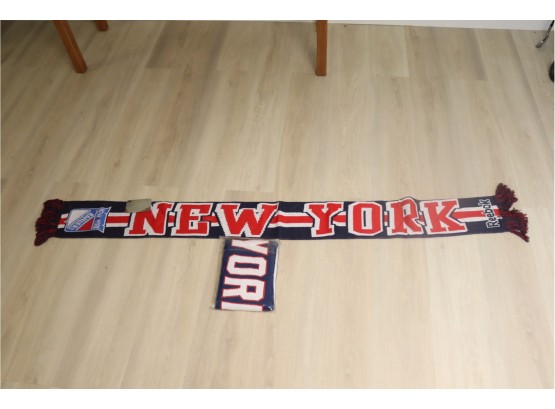 Pair Of New York Rangers Scarf, New In Package