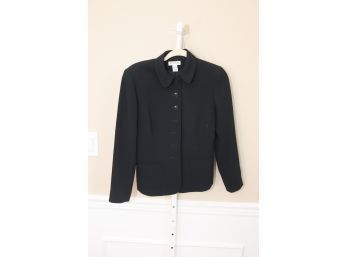 Ann Taylor Petite Black Jacket Size 4P. (MS-14)