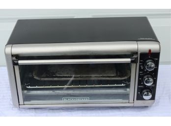 BLACKDECKER TO3250XSB 8-Slice Extra Wide Convection Countertop Toaster Oven,