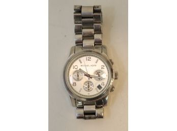 Michael Kors Stainless Steel Chronograph Wristwatch Watch