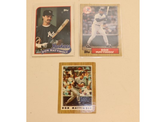 Don Mattingly Baseball Cards NY Yankees (BB-8)