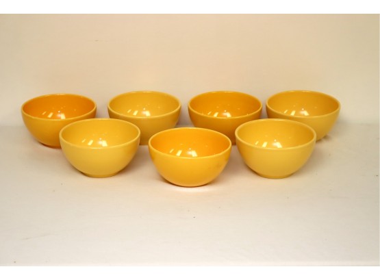 Set Of 7 Yellow Bowls Secla Made In Portugal And Ikea!
